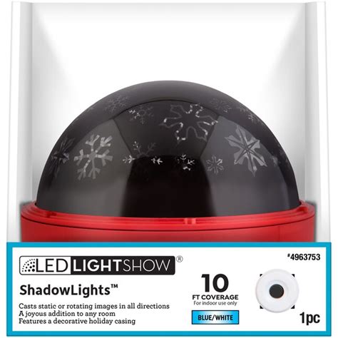 Gemmy Lightshow Constant Multicolor Battery-operated Snowflakes ...