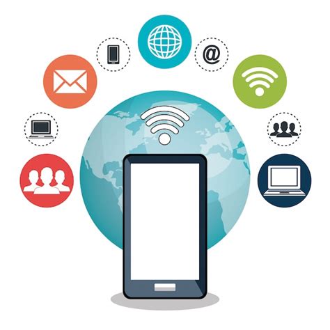 Communication internet | Vecteur Gratuite