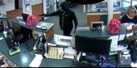 Police search for suspect after armed bank robbery in Thompson