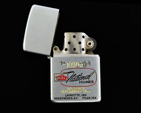Vintage 1956 Zippo National Homes Corp 100,000 Delivered Advertisement ...