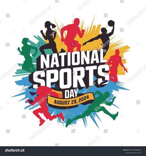 National Sports Day Banner Poster Stock Vector (Royalty Free ...