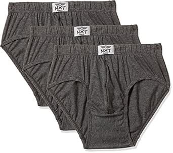 Buy Force NXT Men's Solid Brief (Pack of 3)(MNFF-101-PO3-3PCS-CM-S ...
