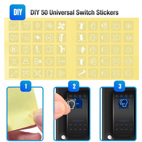 Nilight Aluminum Panel Toggle Switch for Car Boat - India | Ubuy