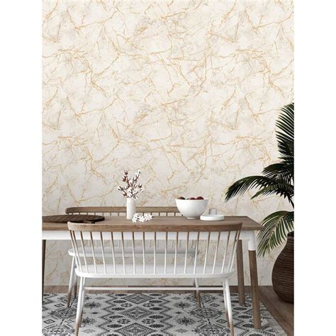 Buy Excel Wallpaper Makrana Marble In Cream Online