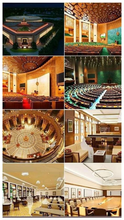 Difference between new and old Parliament buildings photos videos