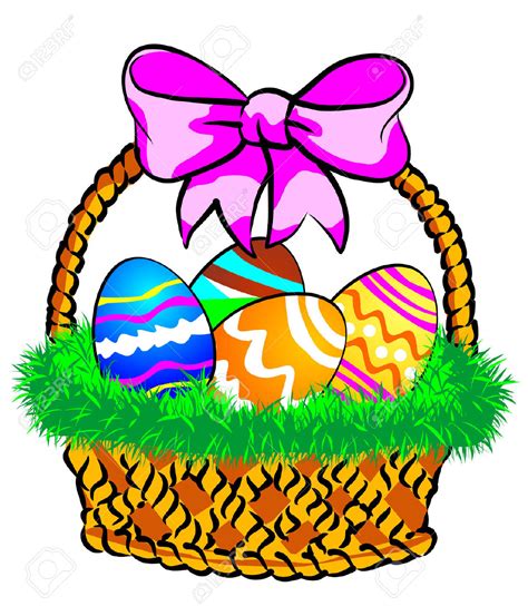 Easter basket clipart - Clipground