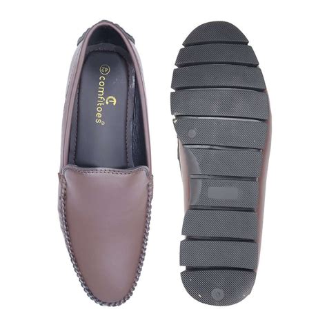 Latest Synthetic Brown Casual Loafers for Men - Comfitoes