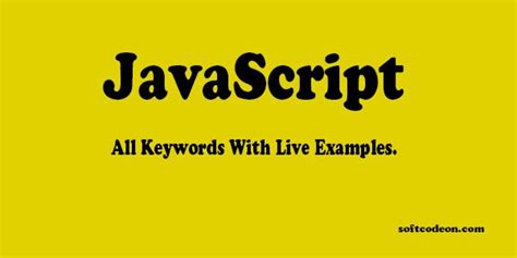 JavaScript Keywords. List 的图像结果