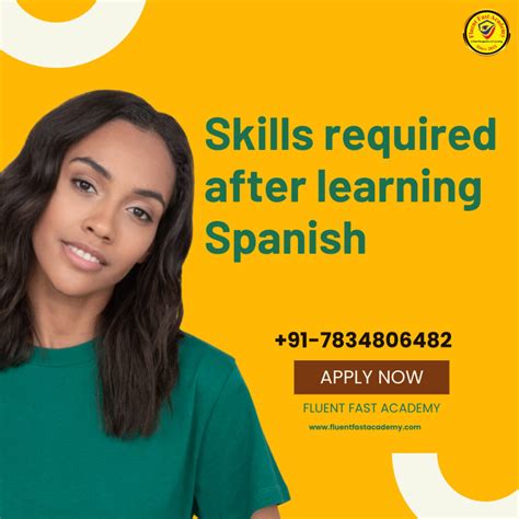 Skills required for career after learning Spanish language | Fluent ...