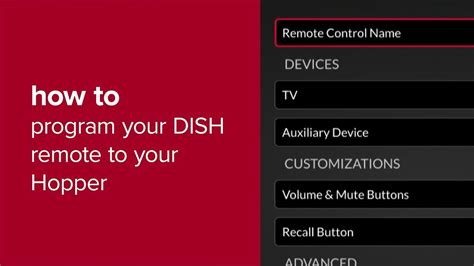 Dish Hopper Remote Setup 的图像结果