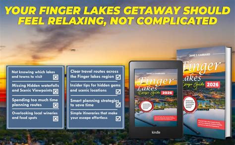 The Finger Lakes Escape Guide: Waterfall Trails, Wine Country Routes ...