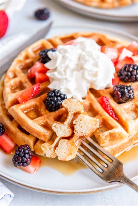 Traditional Belgian Waffle Recipe