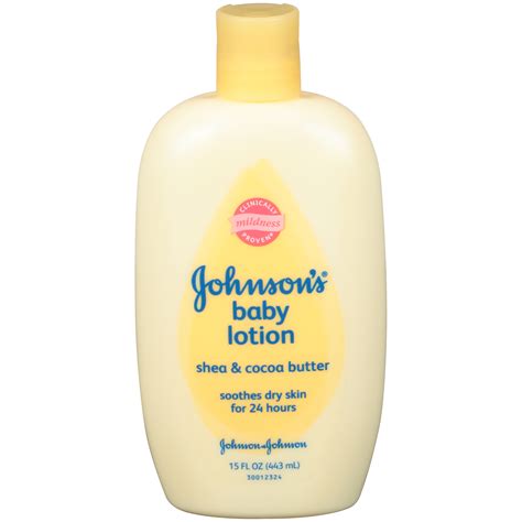 Johnson & Johnson Johnson's Baby Lotion, Shea & Cocoa Butter, 15 fl oz ...