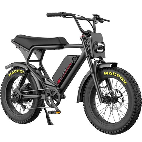 Macfox X2 Dual Battery Electric Mountain Bike with Fenders