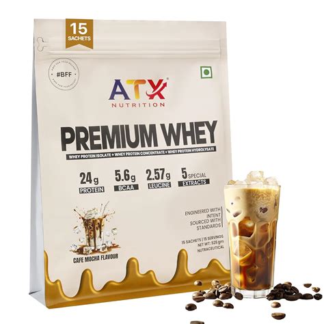 Whey Cafe Mocha | 525 GM | ISOLATE + CONCENTRATE + HYDROLYSATE | 15 SA ...