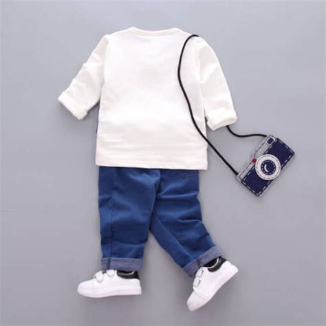 Boys Smart Bow Tie and Waistcoat Appliqued T-shirt and Trousers