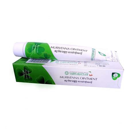Murivenna Ointment (Vaidyaratnam) 20g – AyurJaala