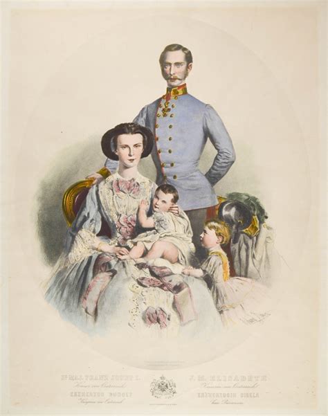 ELISABETH, Kaiserin von Österreich (1837 - 1898). - Familie. "Se. Maj ...