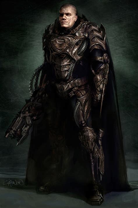 General Zod Man of Steel concept art by Keith Christensen Superman DC ...