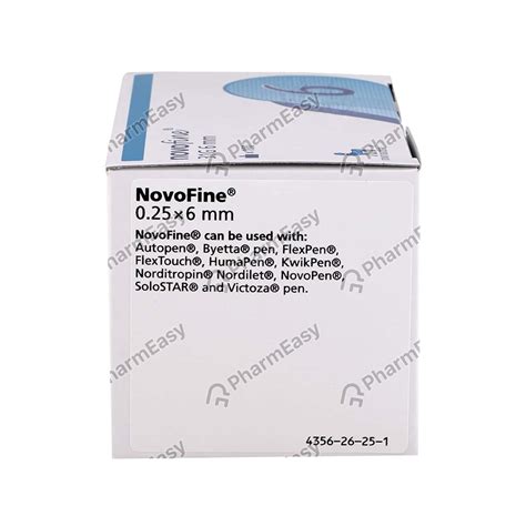 Buy NOVOFINE 31G BOX OF 100 NEEDLES Online & Get Upto 60% OFF at PharmEasy