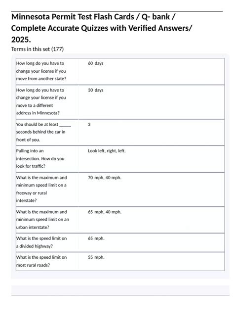 Minnesota Permit Test