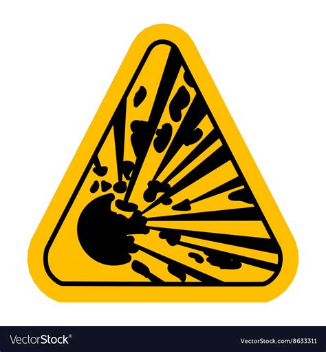 Explosive Hazard Sign 的图像结果