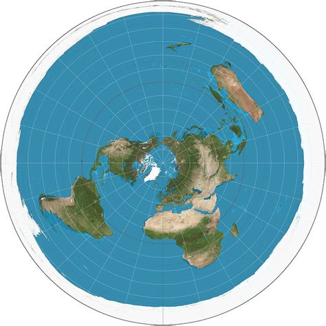 Azimuthal Equidistant Projection 的图像结果