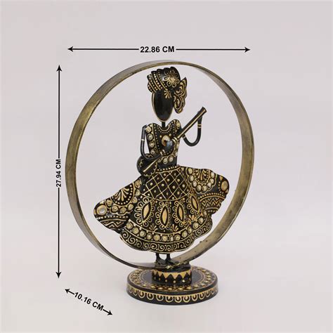 Buy VEDAS Metal Anushree Sitar Doll Figurine from Vedas at just INR 2899.0