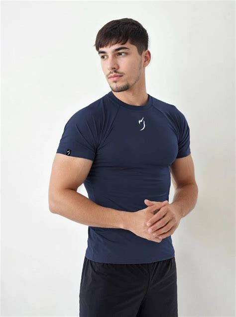 Buy Titan Flex Compression Tshirt For Men - Navy – Rad Owl