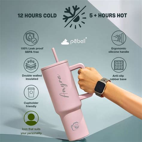 Pebel Lifeware Customized Elixir Tumbler for Gifting - 1200ml