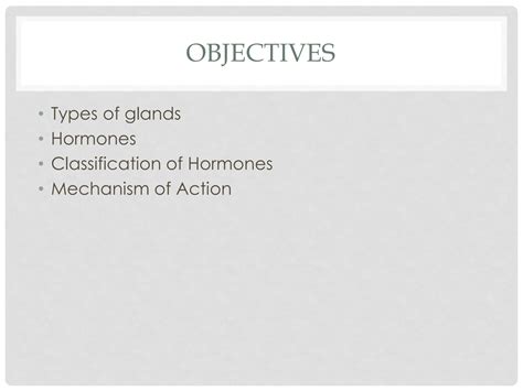SOLUTION: Classification of hormones - Studypool
