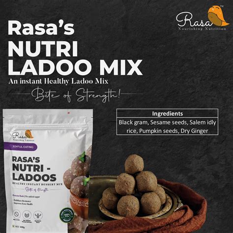 Rasa's Nutri Ladoo Mix – Rasa Health Foods