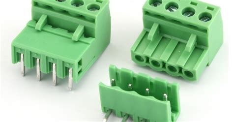 4Pin Pluggable Screw Terminal Block Connector - Right Angle - 5.08mm ...