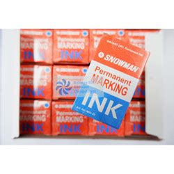 Jual Isi Ulang Tinta Permanen/Refill Ink Spidol Snowman Permanen ...