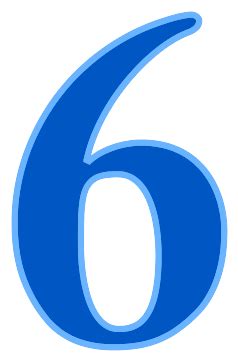 Number Six 6 · Free image on Pixabay