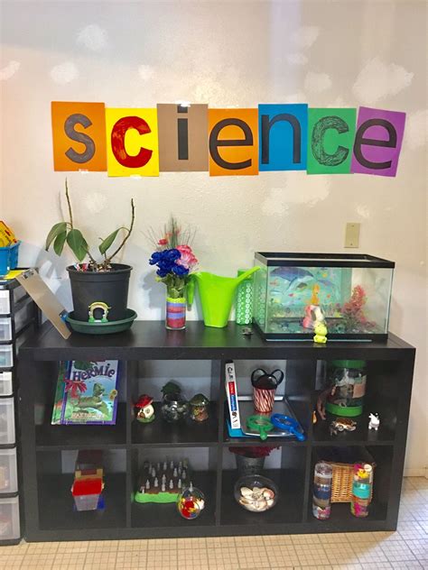 Preschool Classroom Setup for Science Center