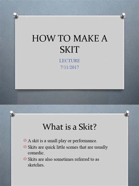 Image result for Example of Skit Script