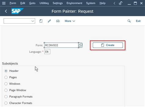 How to Create a Window in SAP Script 的图像结果