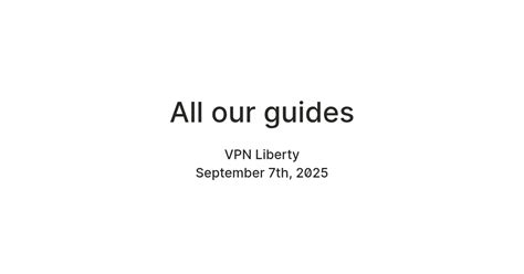 All our guides — Teletype