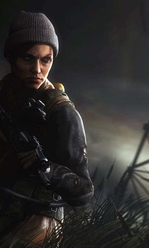 Download wallpaper girl, rendering, machine, metro, anna, exodus ...