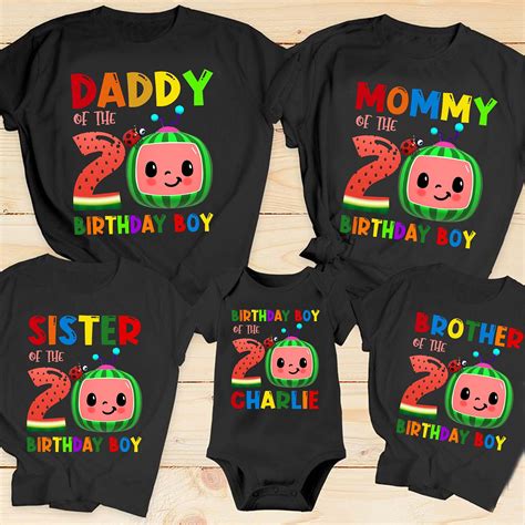 Buy Cocomelon Family Shirts cocomelon birthday Family Matching Shirts ...