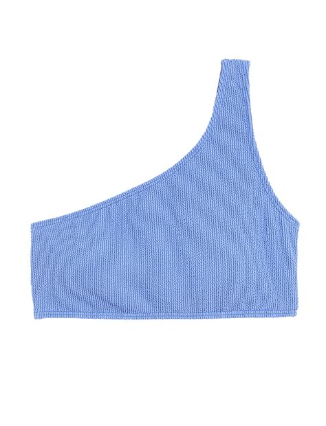 Buy Textured One Shoulder Bikini Top at Marks & Spencer