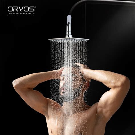 Orvos Overhead Shower, Kosi, modern curved design, with touch clean ...