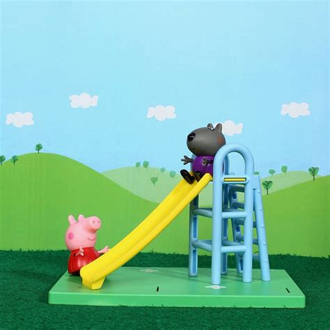 Buy Peppa Pig Playground Slide Playset from Peppa Pig at just INR 1499. ...