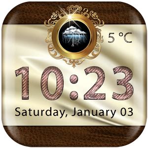 Weather Clock App 的图像结果