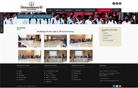 Renaissance Law College - Web Design Development Company, ERP Software ...