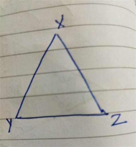 in the given figure xyz is a triangle the points of P and Q lie on XY ...