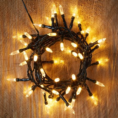 Image result for White Wire LED String Lights