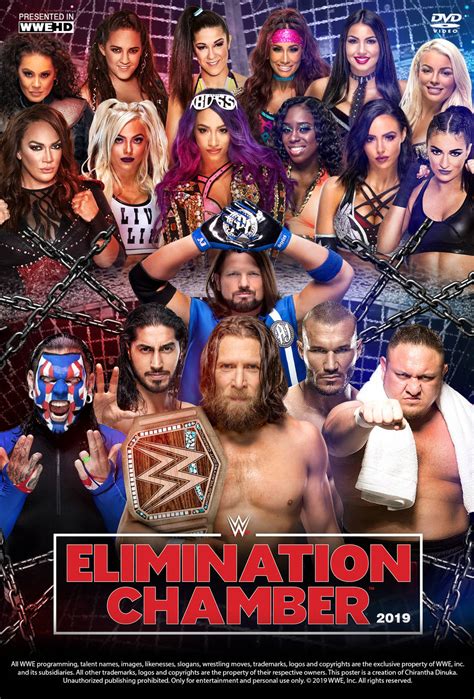 WWE Elimination Chamber 2019 Poster by Chirantha on DeviantArt