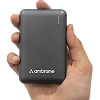 Ambrane 10000mAh Powerbank, Slim & Compact (Pocket & Travel-Friendly ...